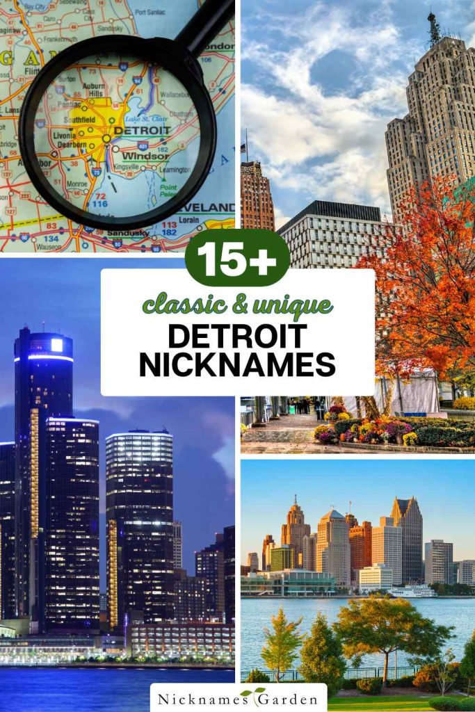 Detroit nicknames pin