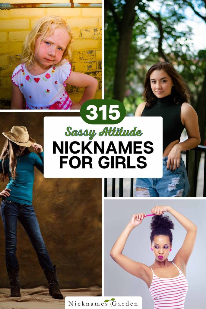 attitude nicknames for girls pin