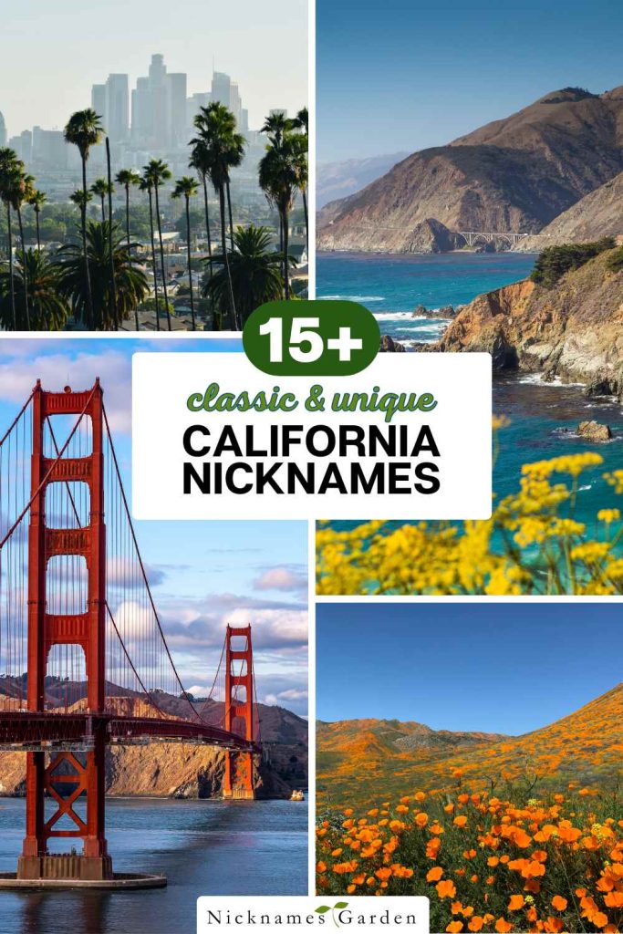 california nicknames pin