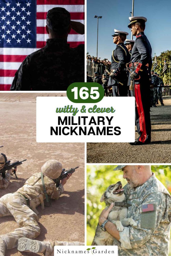 military nicknames pin