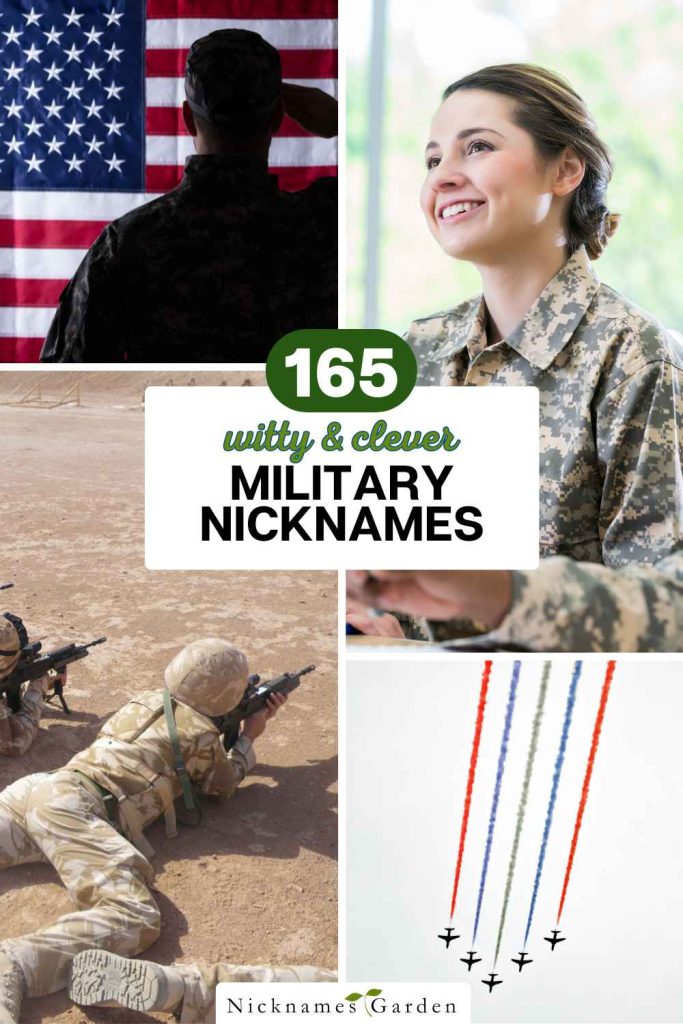 military nicknames pin