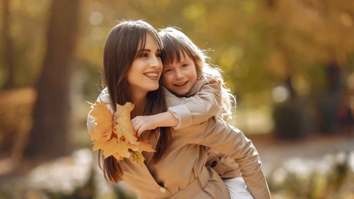 Happy family image for funny mom nickname ideas