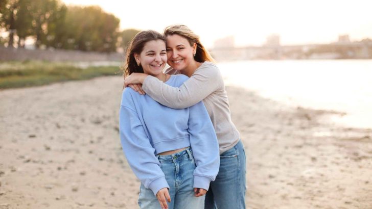 Warm family moment for mom nickname inspiration