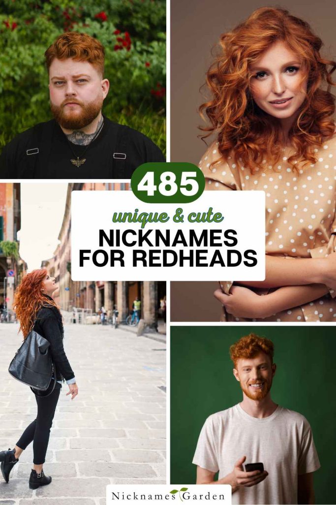 nicknames for redheads pin