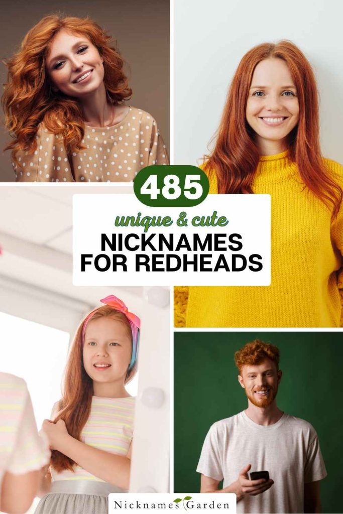 nicknames for redheads pin