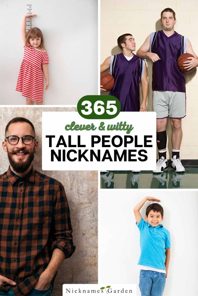 nicknames for tall people pin