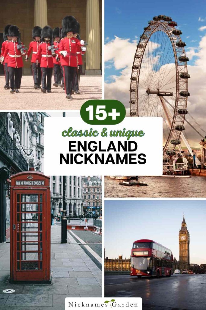 England nicknames pin